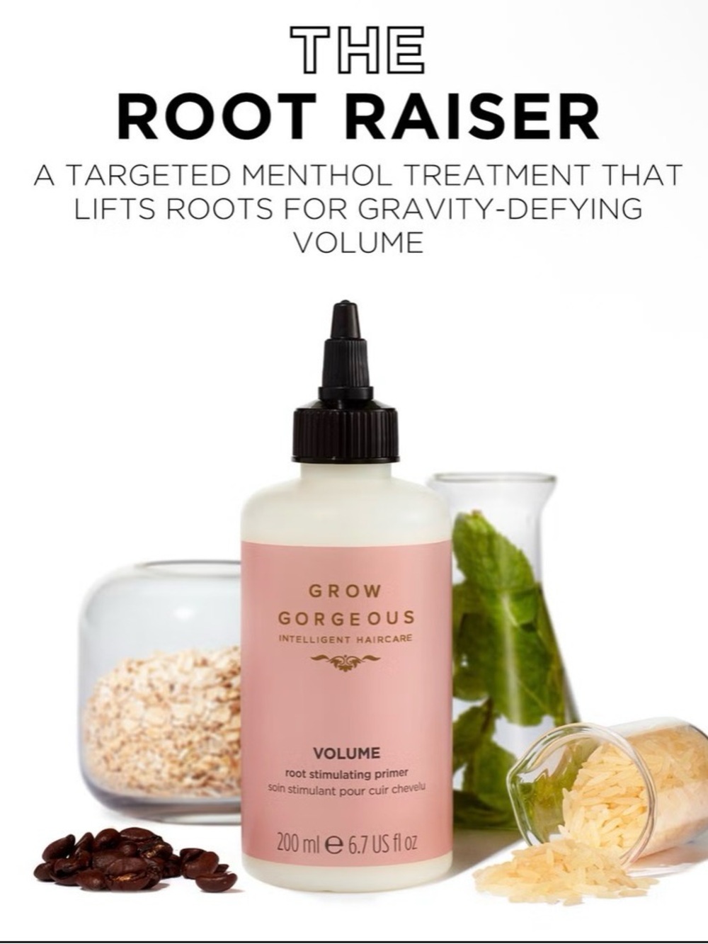 Grow Gorgeous Volume Root Stimulating Primer full size 200ml 6.7oz